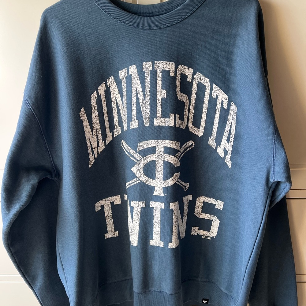 47 Brand Light Blue Fleece Crewneck Sweatshirt